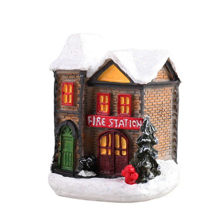 Dekorative Weihnachts-Spielzeughaus Figur