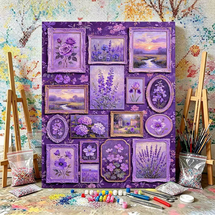 DIY Blumen-Themen Malen nach Zahlen Set Karnz