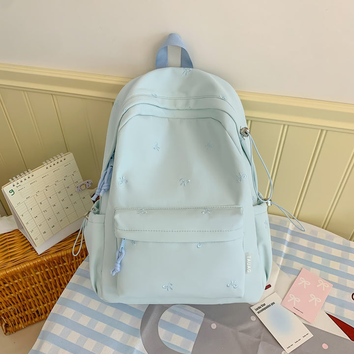 Floral Bestickter Alltagsrucksack Karnz