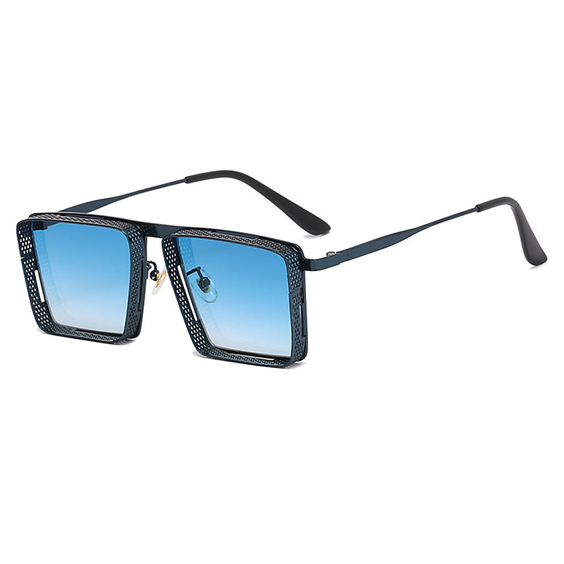 Damen Oversized Designer-Sonnenbrille mit einzigartigem Rahmendesign Karnz