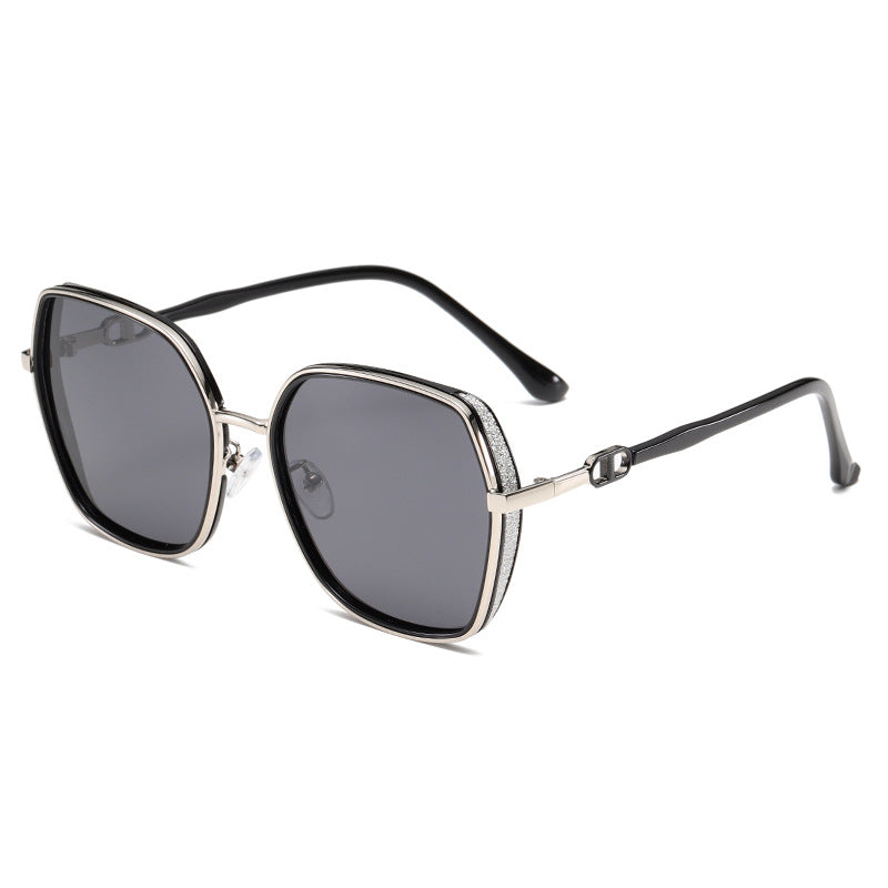 Damen modische quadratische Sonnenbrille Karnz
