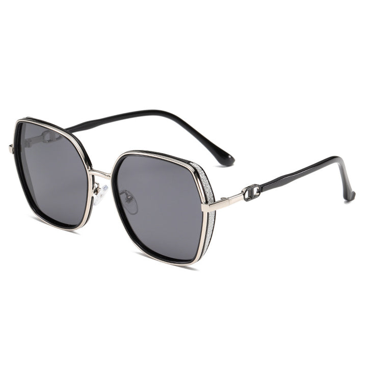 Damen modische quadratische Sonnenbrille Karnz
