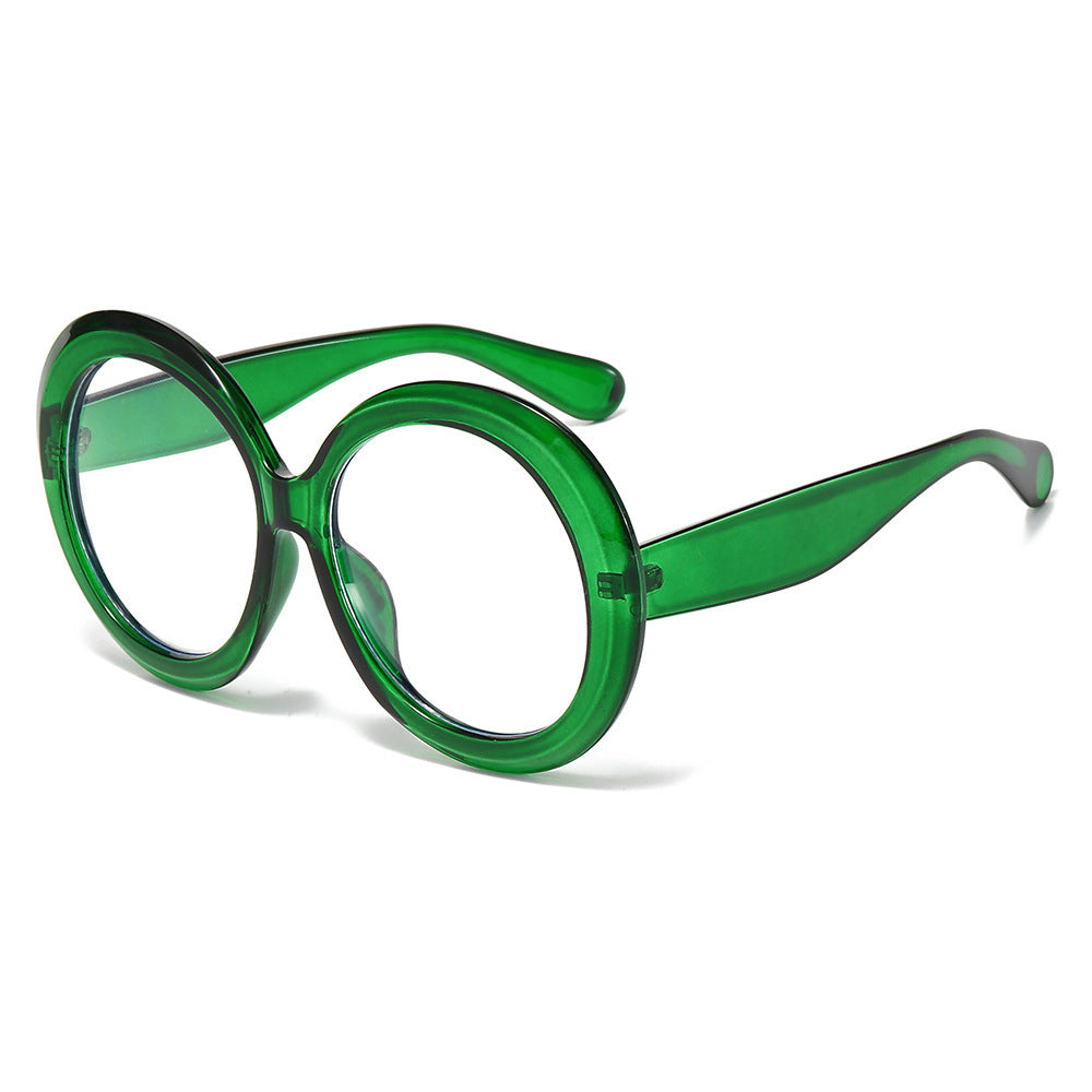 Damen modische Sonnenbrille mit großem Rahmen und UV-Schutz Karnz