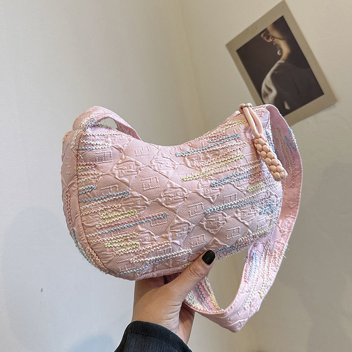 WoTextured Fabric Schultertasche Karnz