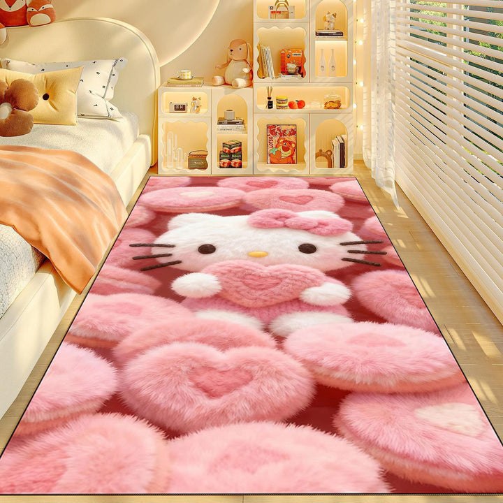 Plüsch Hello Kitty-Themen Teppich