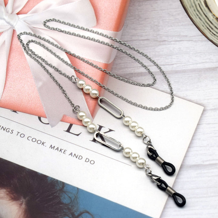 Elegante perlenverknüpfte Brillenband Karnz 1786692206
