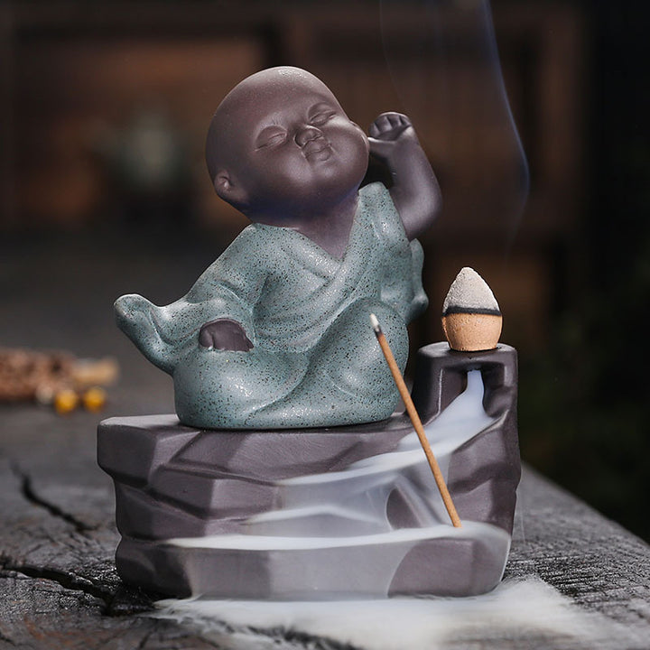 Buddha-Themen Dekorativer Räucherstäbchenhalter