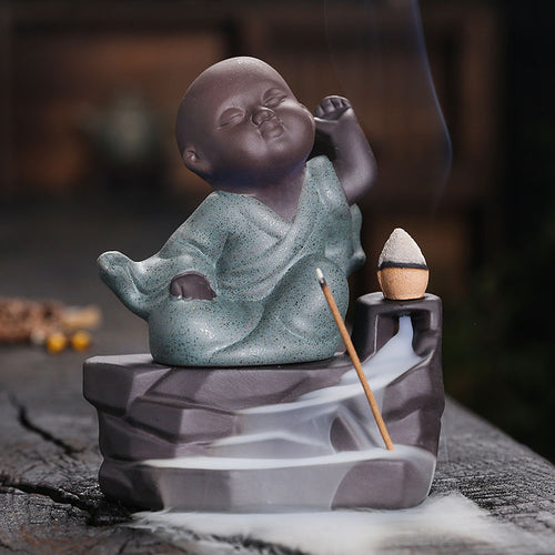 Buddha-Themen Dekorativer Räucherstäbchenhalter