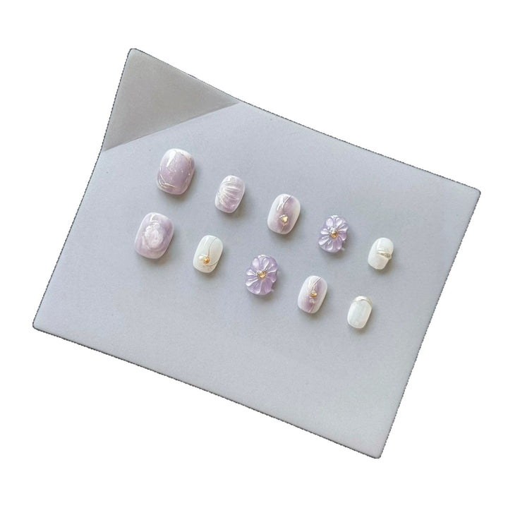 Floral Dekorative Press-On Nagelkunst Set