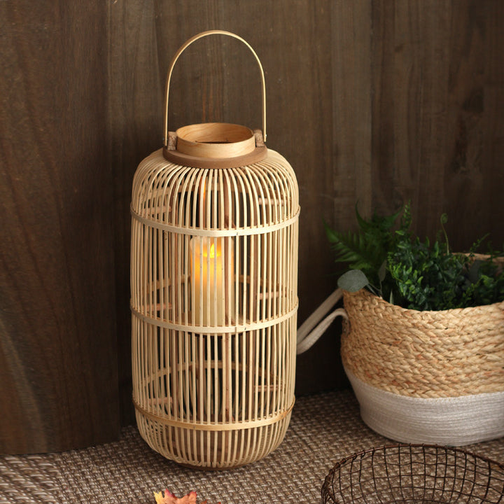 Dekorative Laterne aus Rattan Karnz
