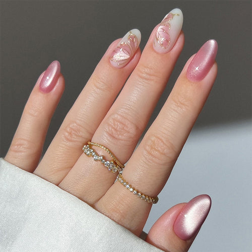 Artisan Dekorierte Press-On Nagel Set Karnz