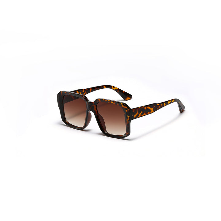 Damen modische quadratische Sonnenbrille im modernen Schildpatt-Design Karnz