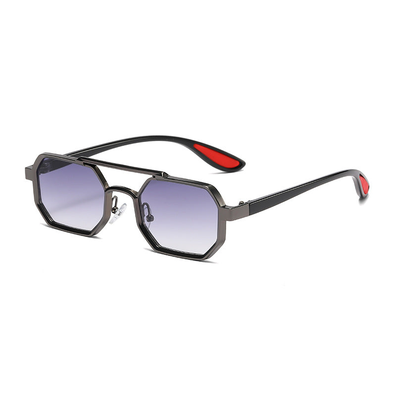 Damen modische Designer-Sonnenbrille mit exklusivem achteckigem Rahmen Karnz