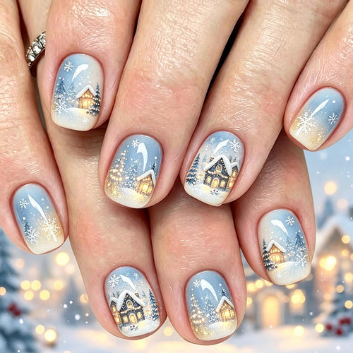 Winter-Themen Nagelkunst Set Karnz