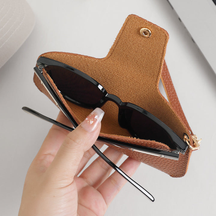 Premium Leder Sonnenbrillen Etui
