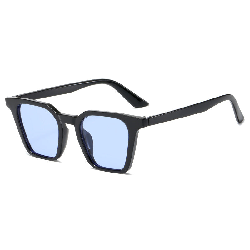 Damen quadratische Sonnenbrille mit markantem Schilddesign und UV-Schutz Karnz