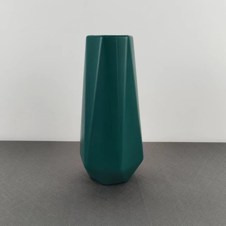 Moderne geometrische Dekovase Karnz