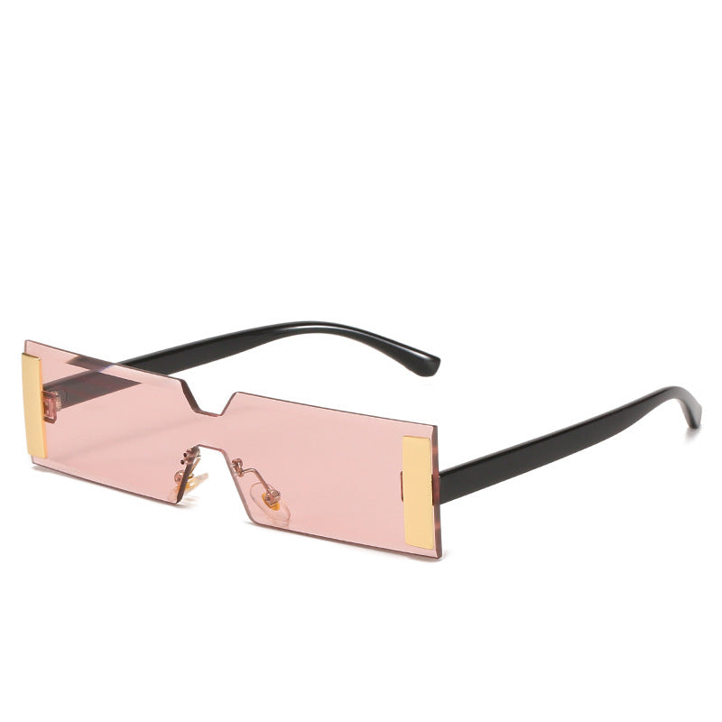 Damen Modische Rechteckige Sonnenbrille Karnz