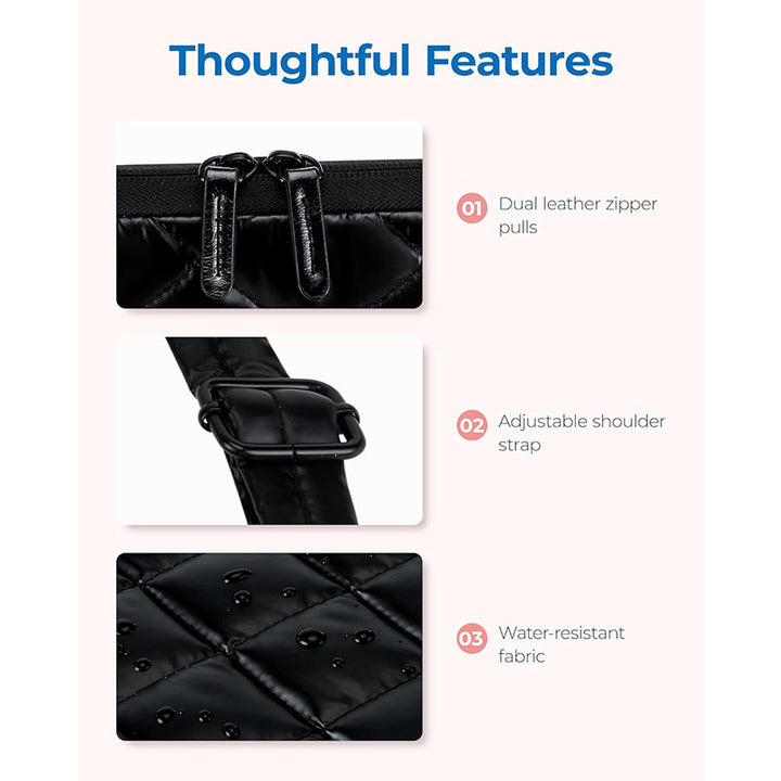 Gepolsterte Laptop-Tasche mit Abnehmbarem Schultergurt Karnz
