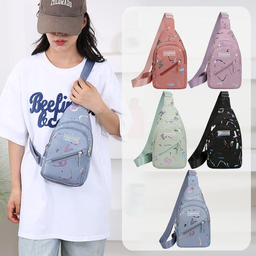 Künstlerische Sling-Tasche Karnz