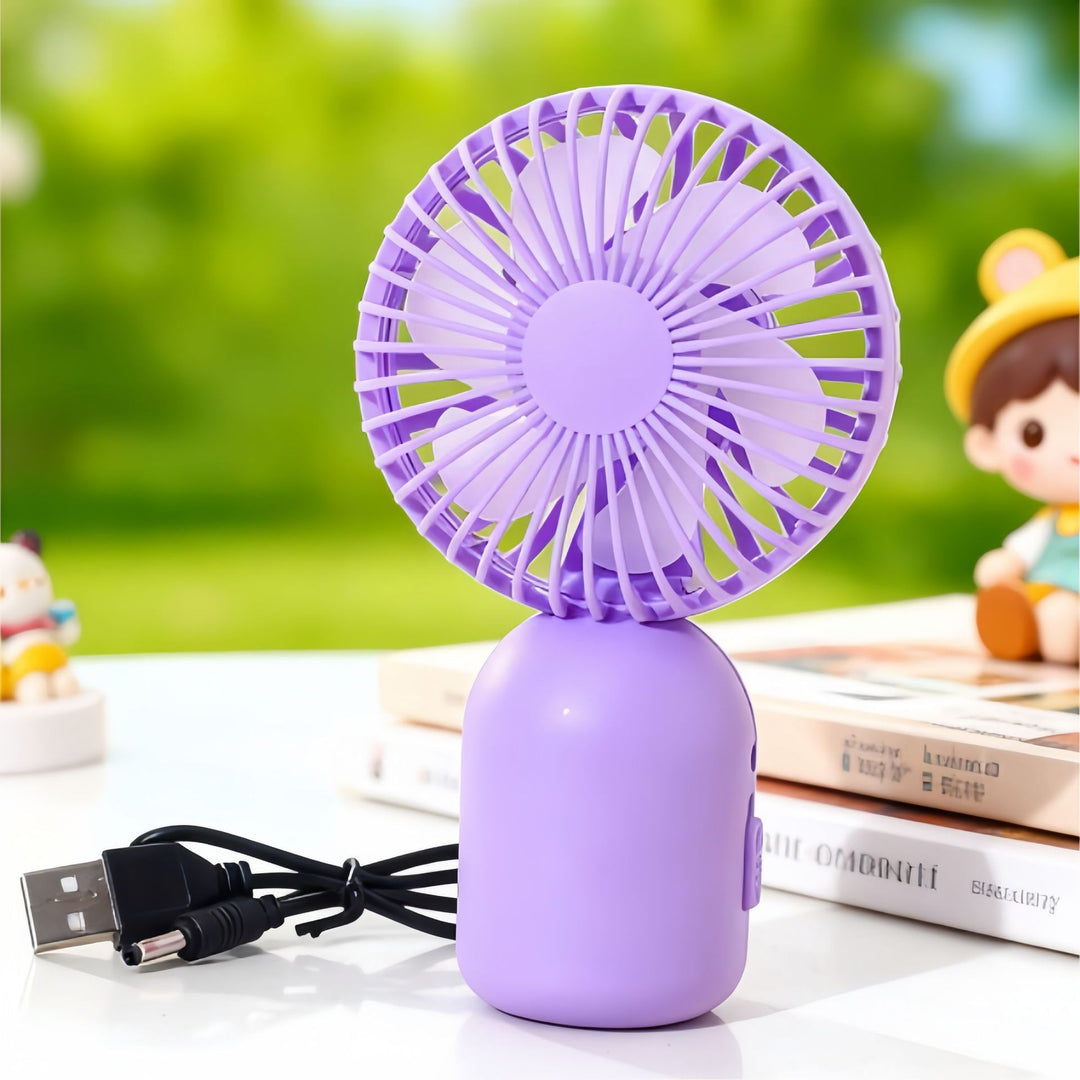 Damen Tragbarer USB Tischventilator mit flexiblem Kopf Karnz