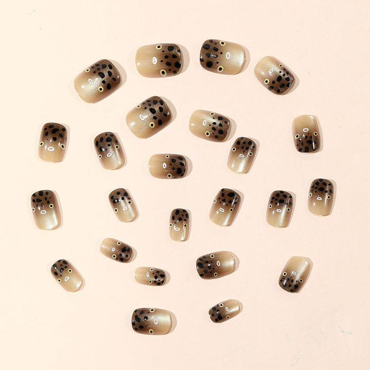 Kreatives 3D Tierdruck Nageldesign Karnz