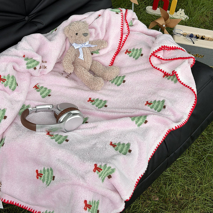 Ultra-weiches plüsch Baby- und Kindwurfdecke mit Sterne- und Tierdruck