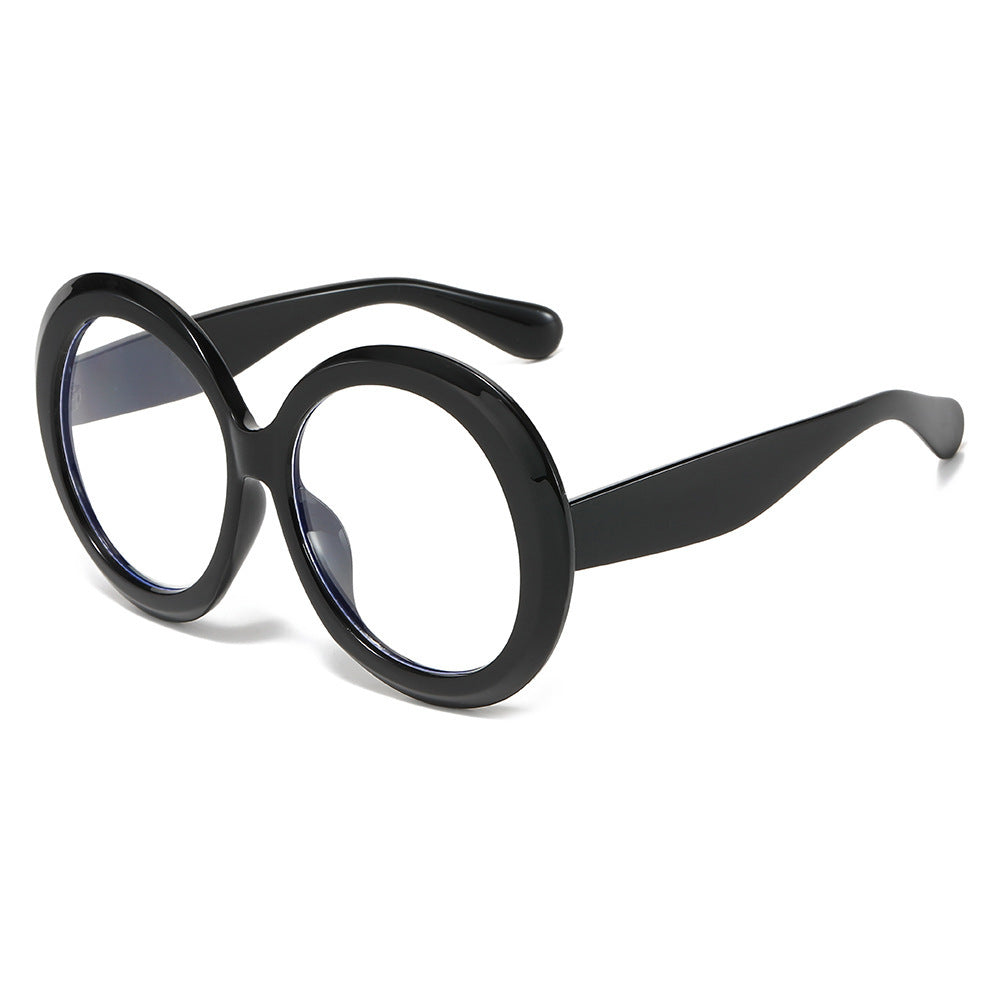 Damen modische Sonnenbrille mit großem Rahmen und UV-Schutz Karnz