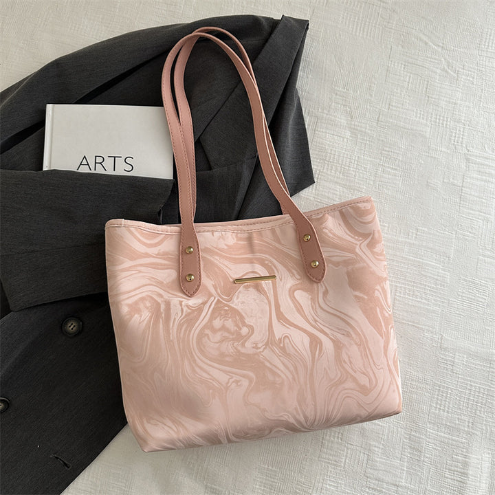 Stylische Marmor-Muster Tasche Karnz