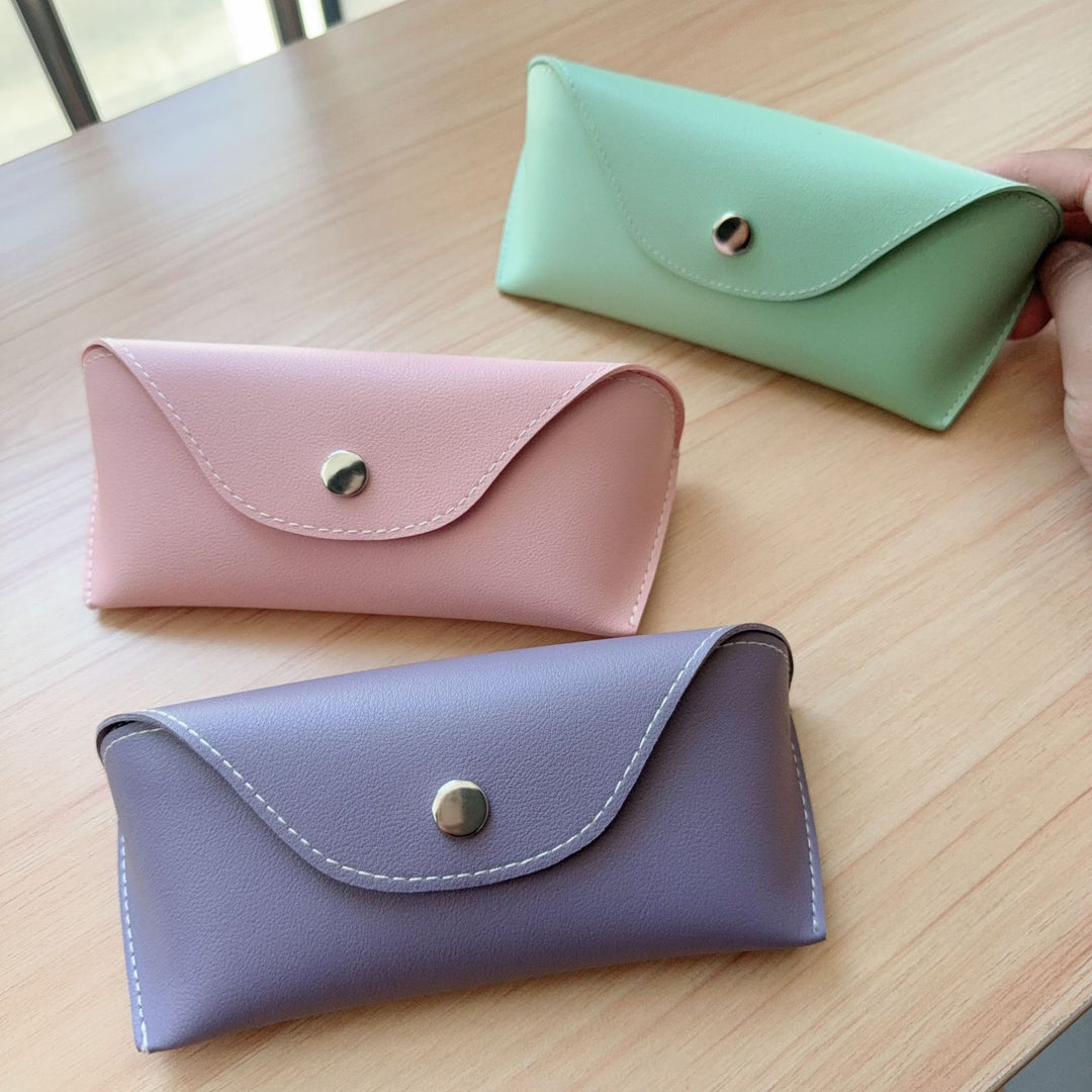 Stylische Lederbrille Etui Karnz