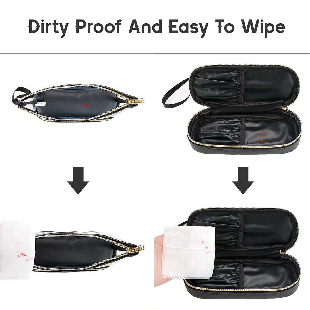 Kosmetik-Organizer-Tasche mit Durchsichtigen Fächern Karnz
