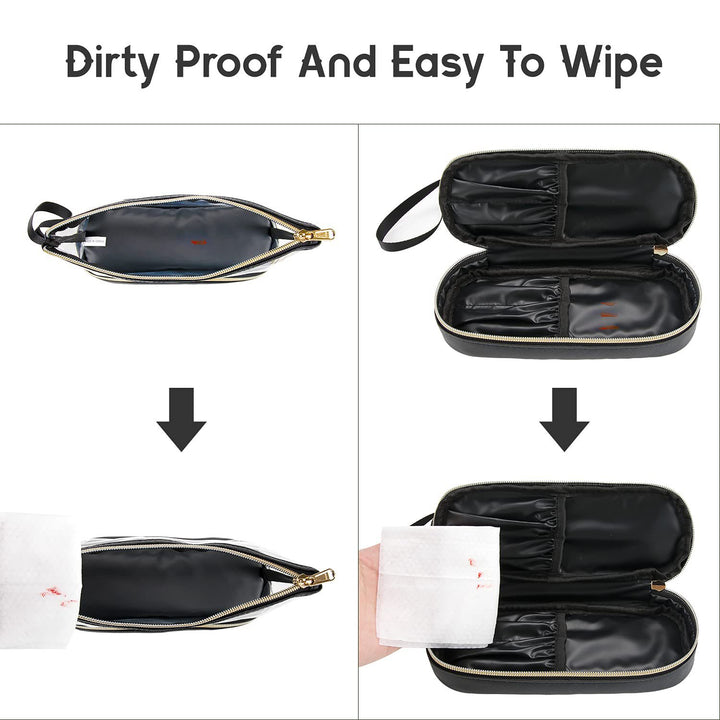Kosmetik-Organizer-Tasche mit Durchsichtigen Fächern Karnz
