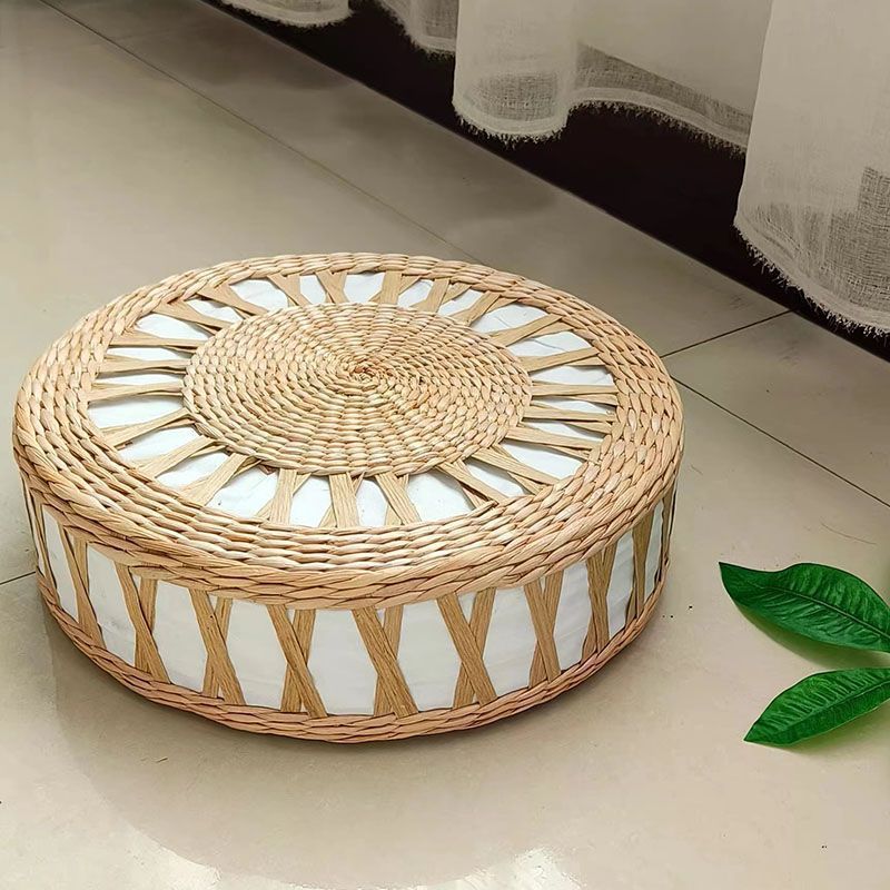 Handgefertigter Pouf Im Boho-Stil Karnz