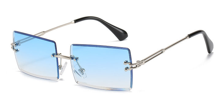 Moderne geometrische Rahmen-Sonnenbrille Karnz