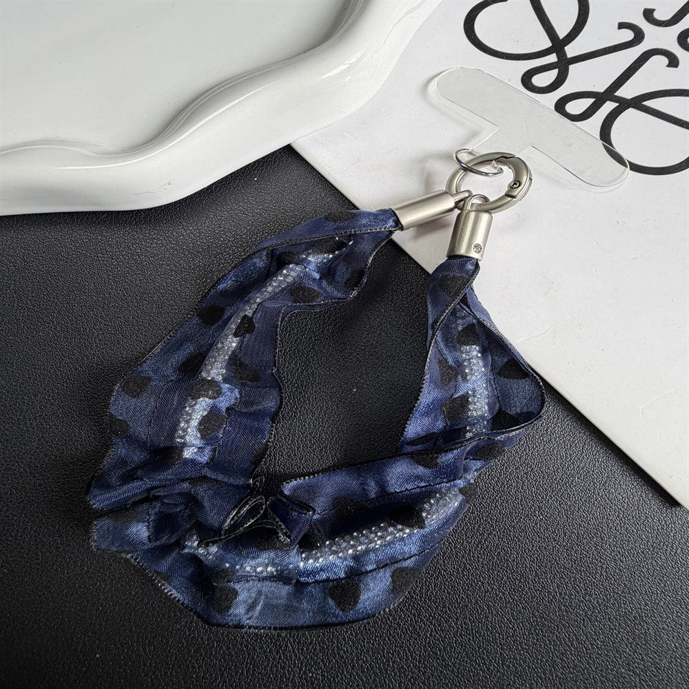 Herz-muster Haar Scrunchie Karnz