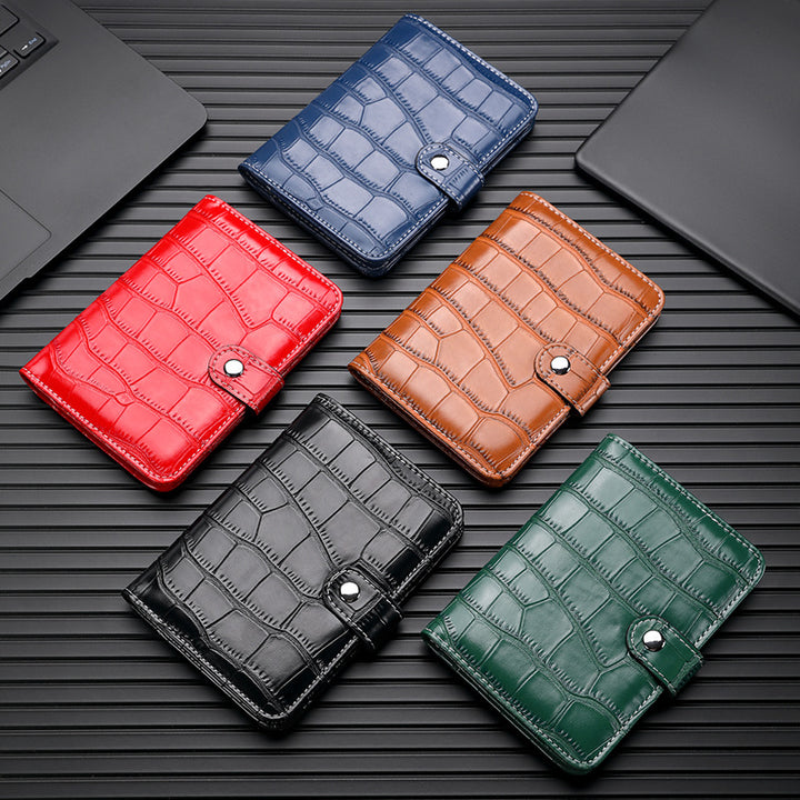 Elegante Krokodilstrukturierte Geldbörse