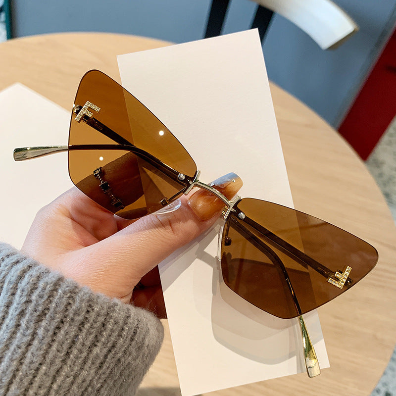 Damen Cat-Eye Sonnenbrille im modernem Design mit innovativem Rahmen Karnz