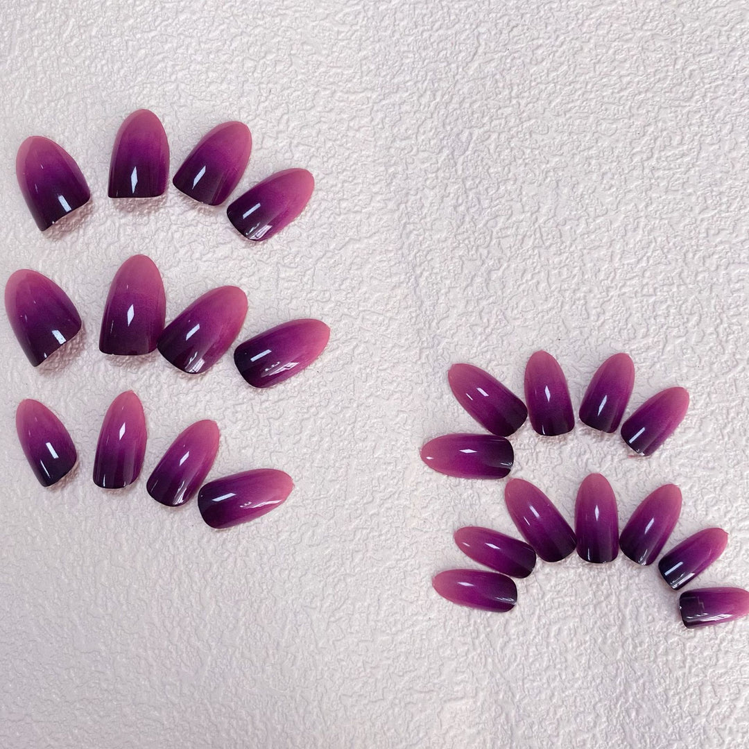 Gradient Ombre Press-On-Nagelspitzen Karnz