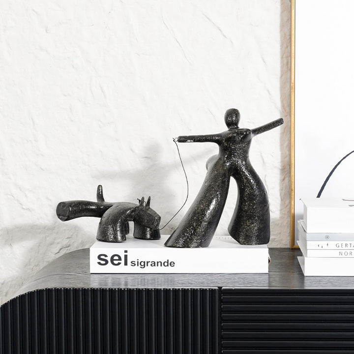 Abstrakte dekorative verspielte Figurine