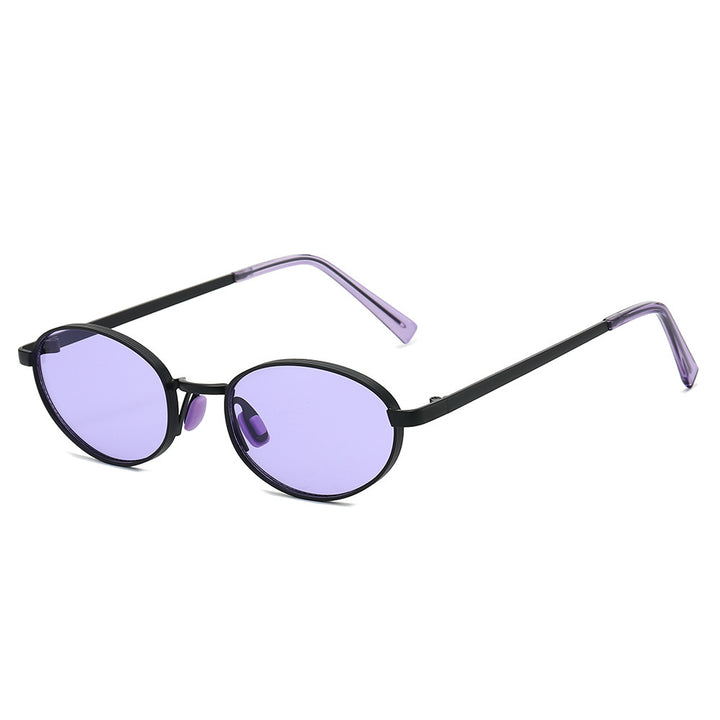 Moderne ovale Rahmen Sonnenbrille Karnz