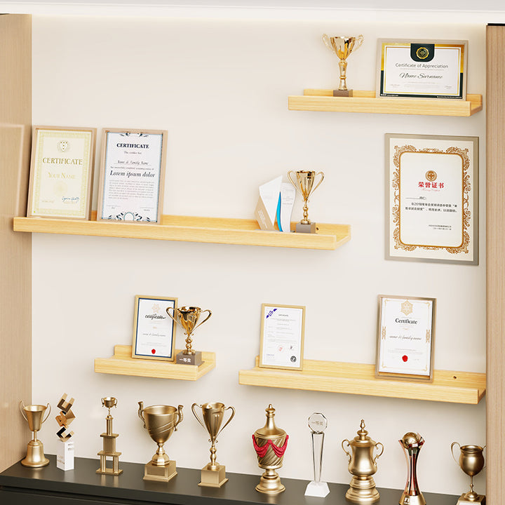 Wandmontierte Schwimmende Display-Regal Lackiertes Hochglanz-MDF