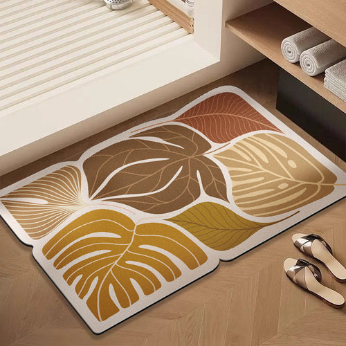Moderne geometrische Badezimmermatte