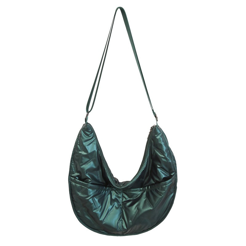 Lässige gepolsterte Schultertasche