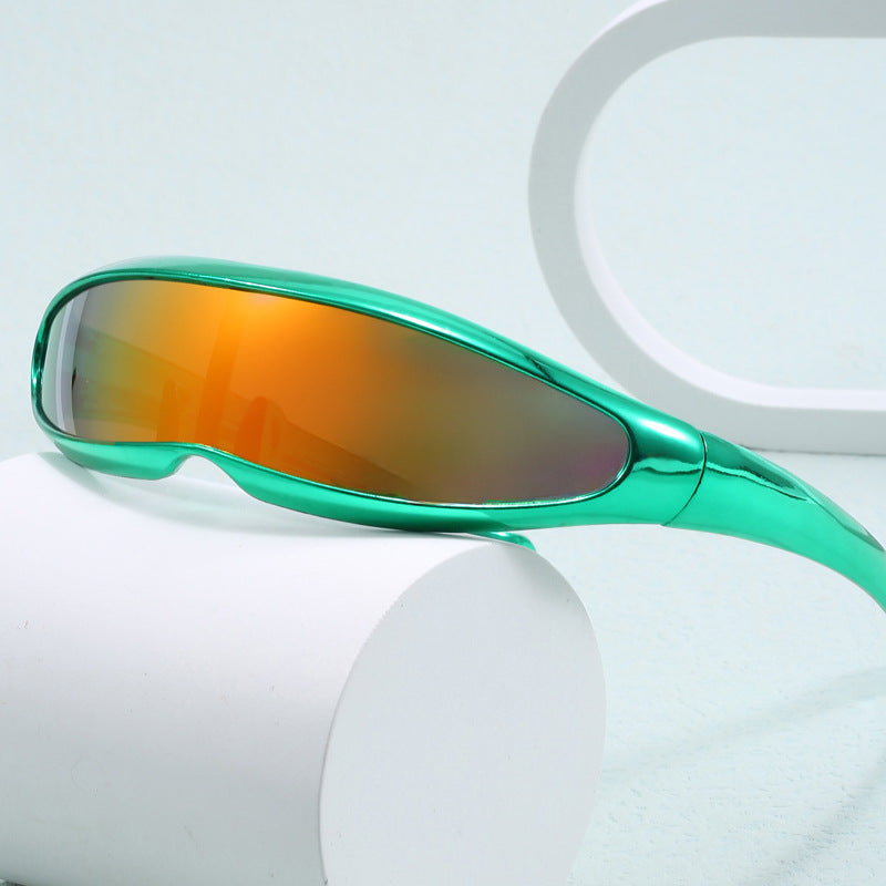 Damen Sportliche Schutz-Sonnenbrille mit aerodynamischem Design Karnz