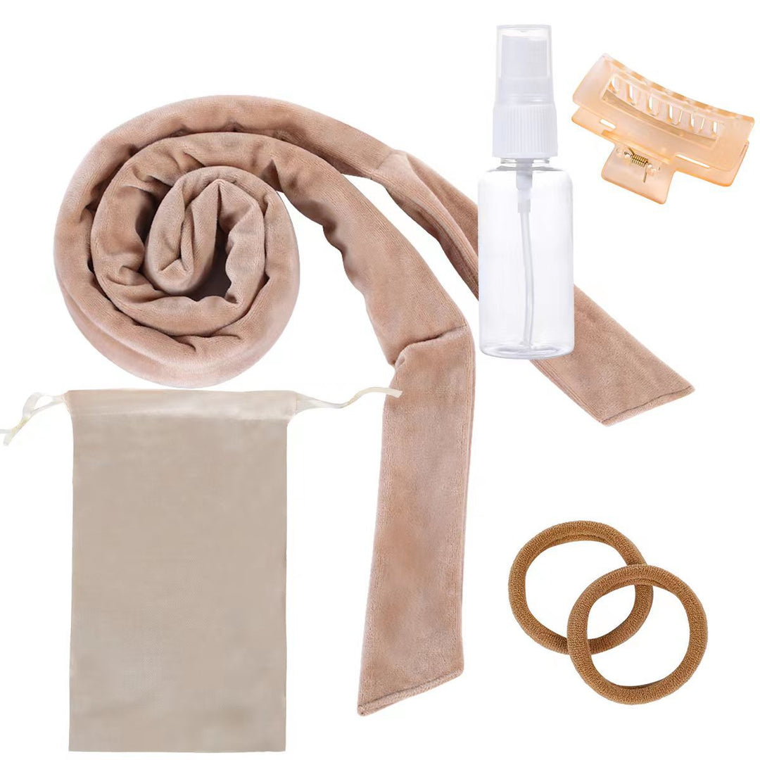 Stylischer Fleece-Haarwickel