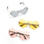 Damen extravagante Herz-Sonnenbrille mit schützenden Gläsern Karnz