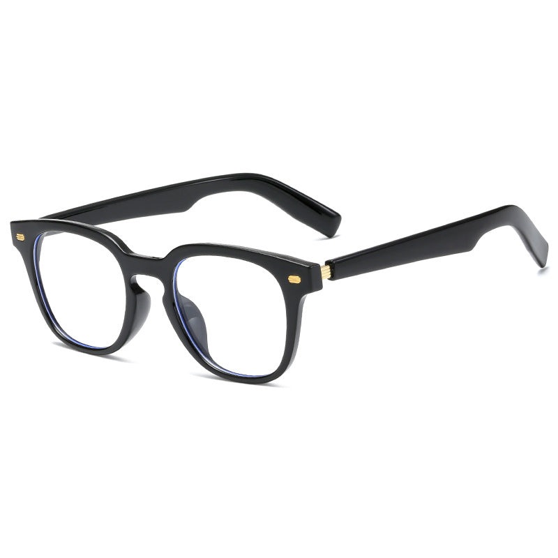 Damen modische Korrektionsbrille mit elegantem Kunststoffrahmen und goldenen Akzenten Karnz