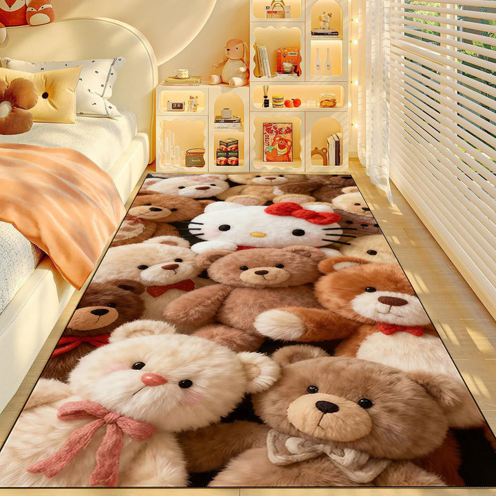 Plüsch Hello Kitty-Themen Teppich