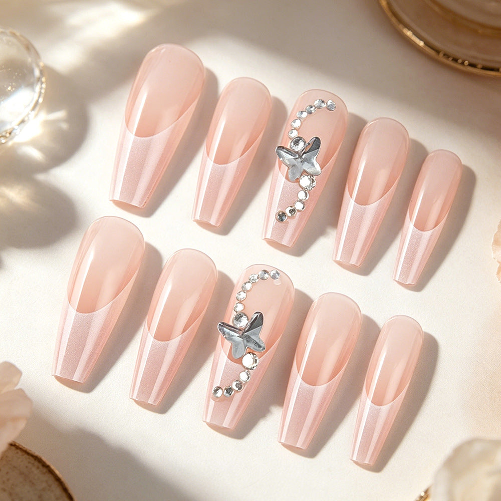 Elegantes Press-On-Nagelset Karnz