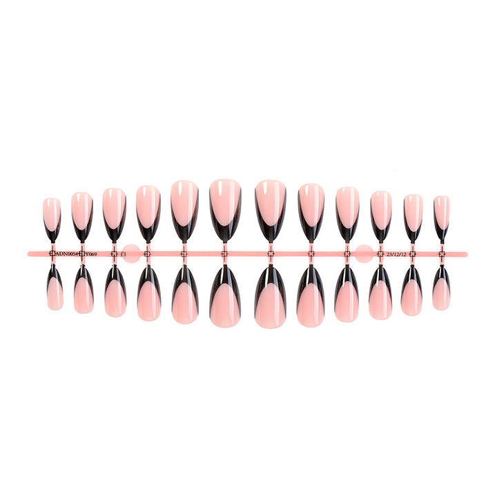 Elegantes Mandel Press-On Nail Set Karnz